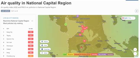 Subic Bay Freeport Zone Air Quality Index (AQI) and Philippines .